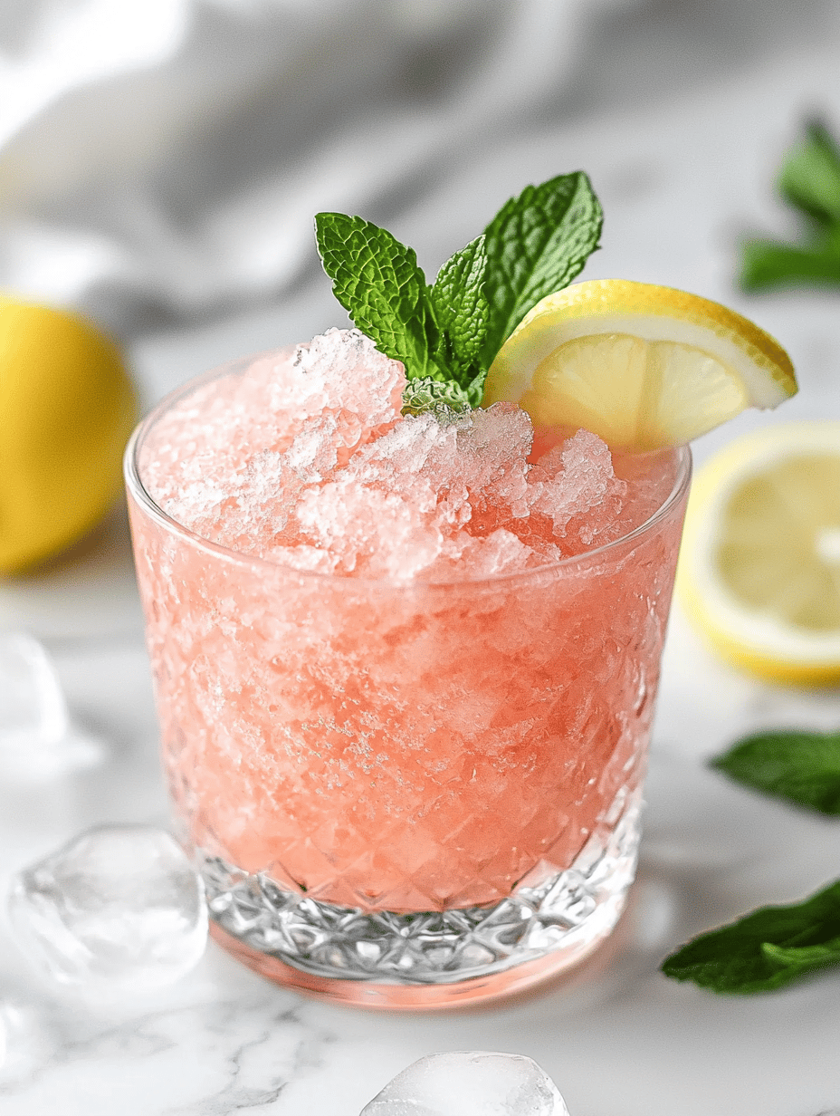 Champagne Slushie: The Frozen Sparkle of Summer