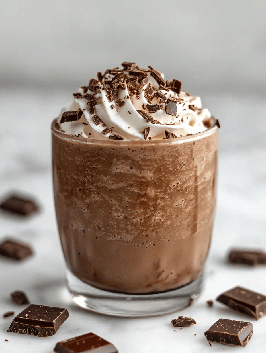 Chill Out with a Chocolate Slushie: A Summertime Escape