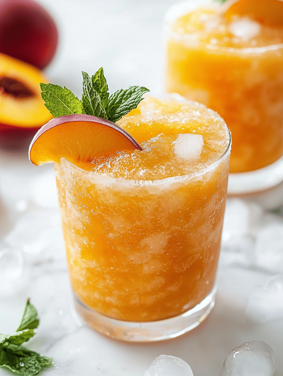 The Secret Art of Peach Slushies: More Than Just Cool Drink