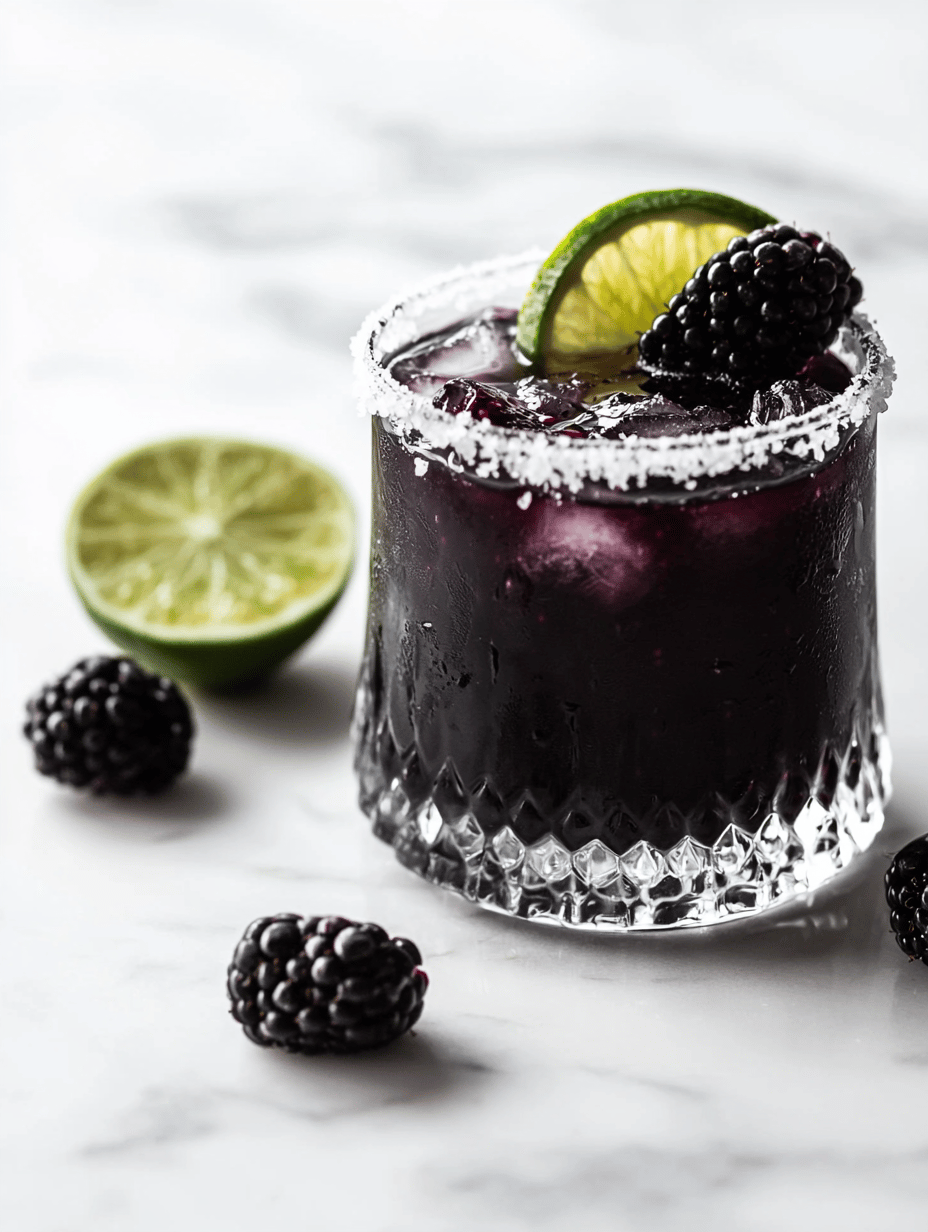 Enchanted Night: The Spookiest Black Magic Margarita