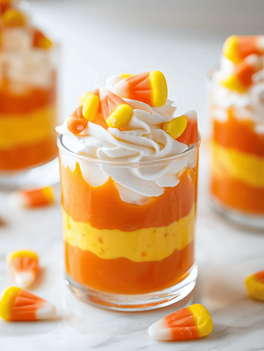 Enchanting Halloween Candy Corn Parfaits: A Retro Twist