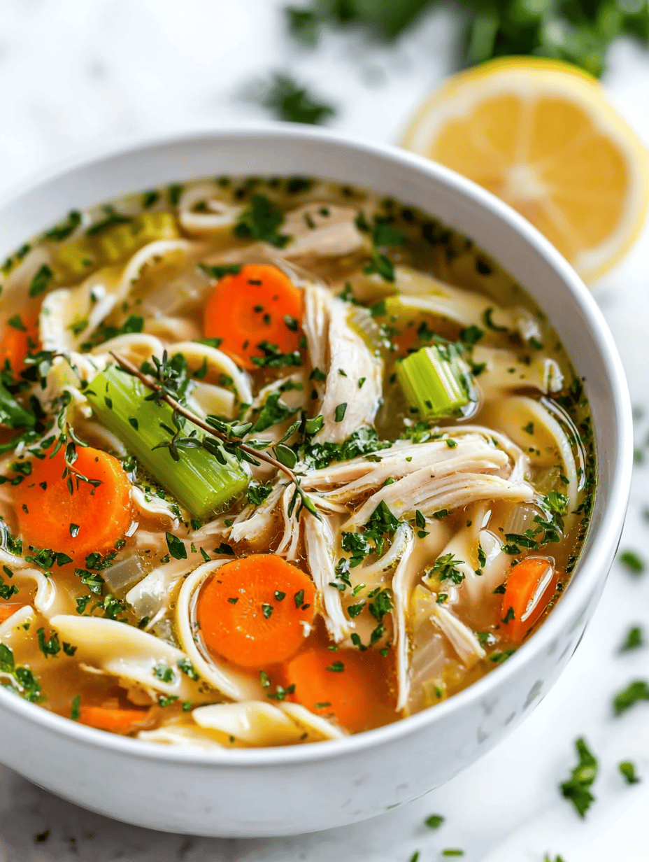 Reviving Comfort: An Unusual Spin on Classic Chicken Noodle Soup